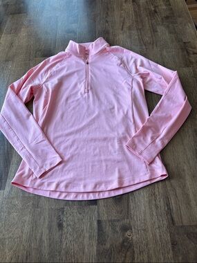 Worn once- Puma Coral Half-Zip Athletic Pullover, golf, tennis, running